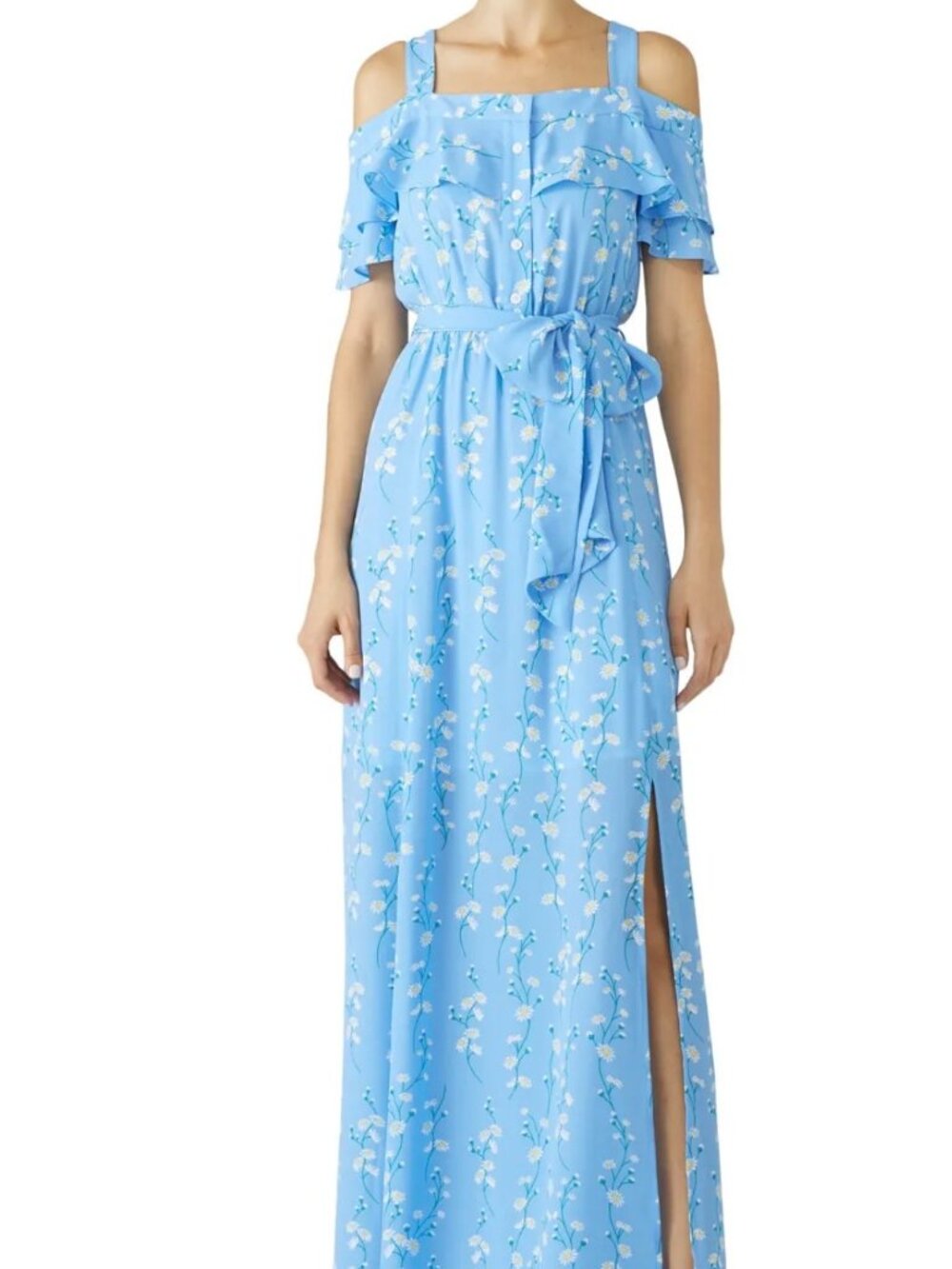 Draper James Blue Daisy Printed Maxi - Size 6